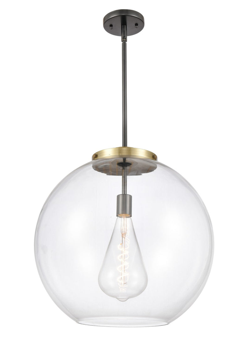 Innovations 221-1S-BAB-G122-18-LED LED Pendant, Black Antique Brass