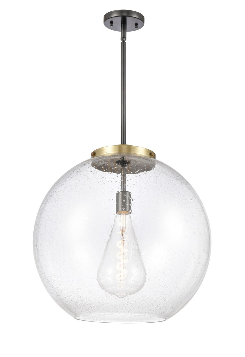 Innovations 221-1S-BAB-G124-18-LED LED Pendant, Black Antique Brass