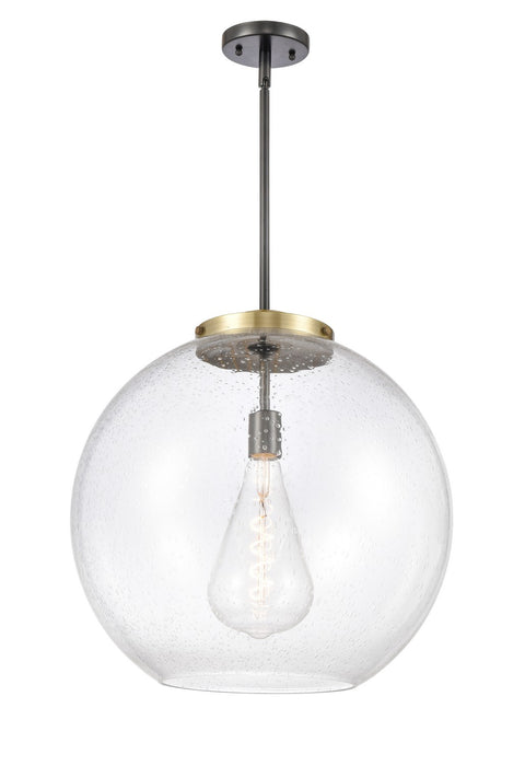 Innovations 221-1S-BAB-G124-18-LED LED Pendant, Black Antique Brass