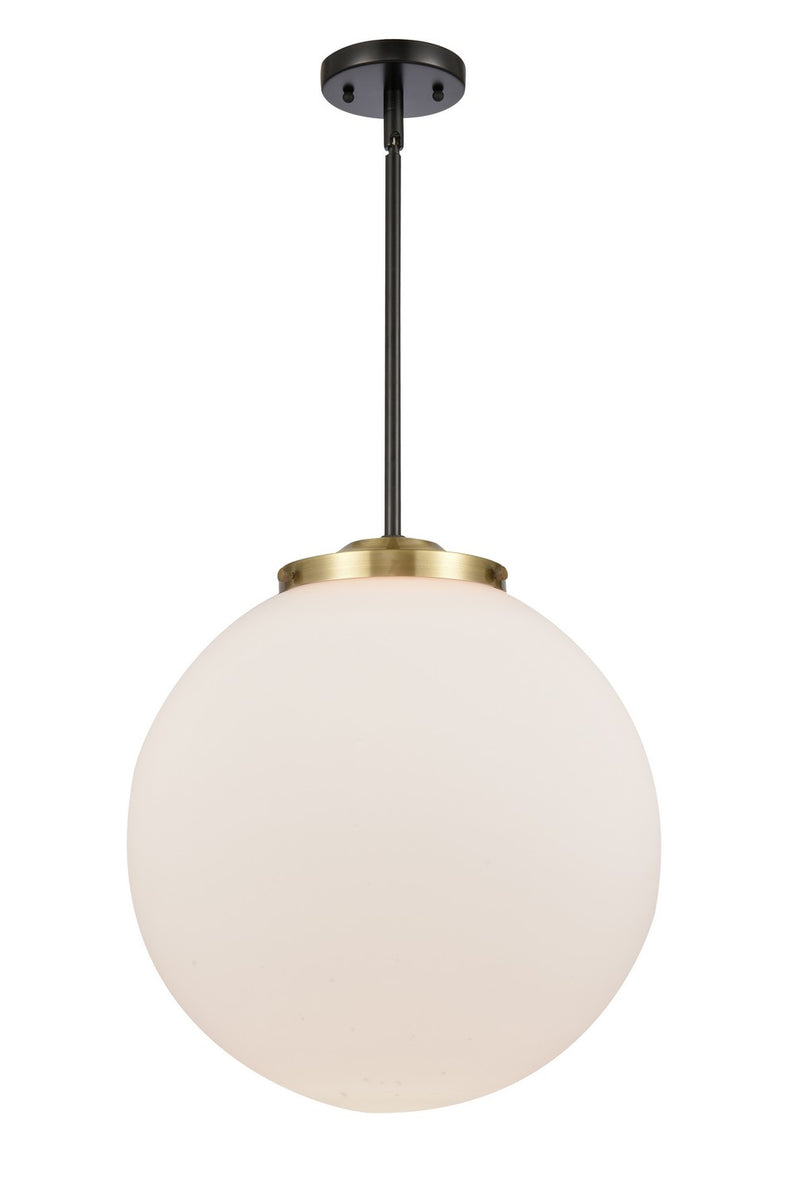 Innovations 221-1S-BAB-G201-16-LED LED Pendant, Black Antique Brass