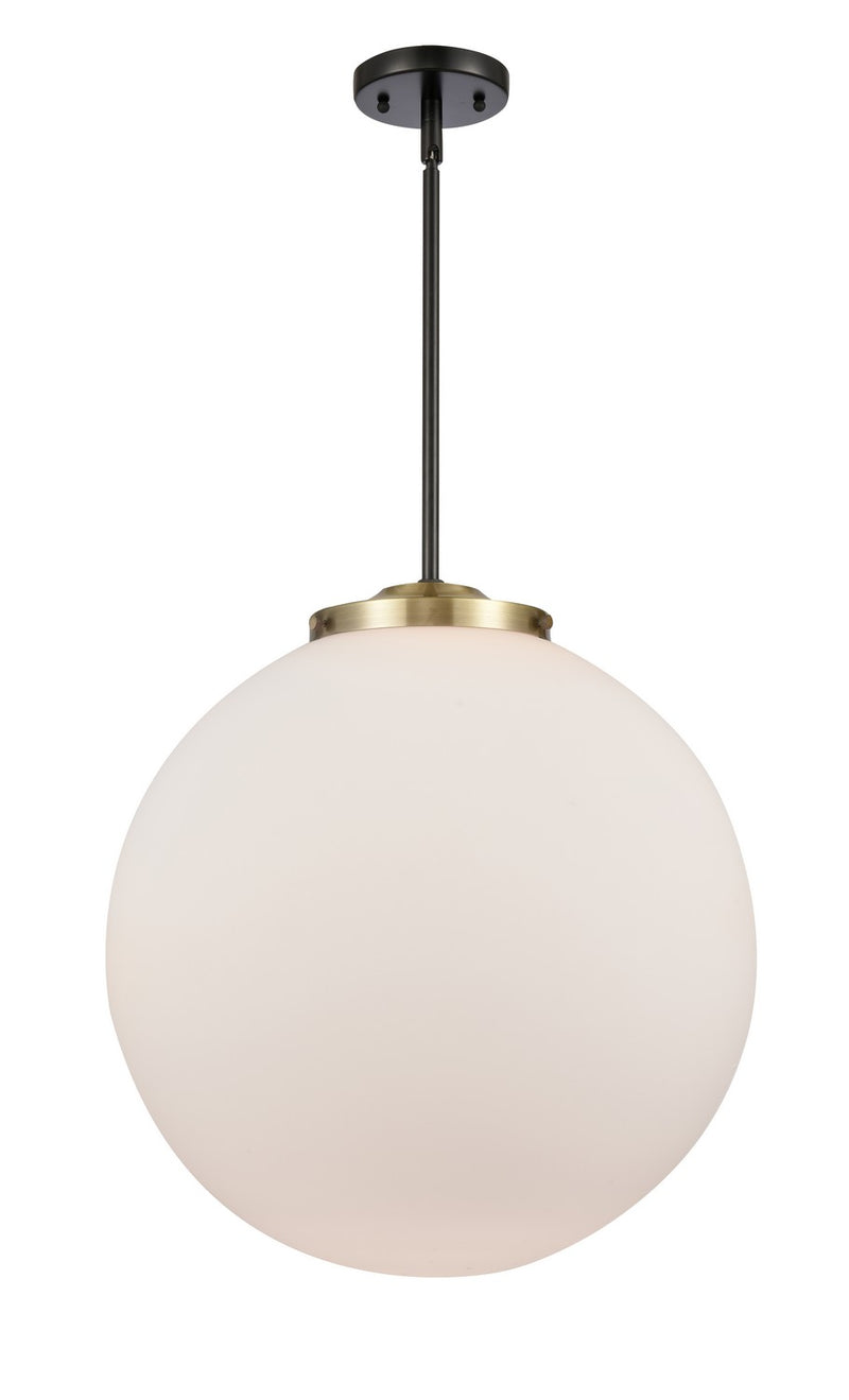 Innovations 221-1S-BAB-G201-18-LED LED Pendant, Black Antique Brass