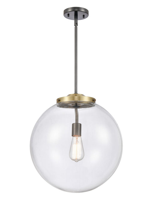 Innovations 221-1S-BAB-G202-16-LED LED Pendant, Black Antique Brass