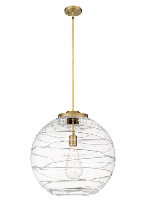 Innovations 221-1S-BB-G1213-18 One Light Pendant, Brushed Brass