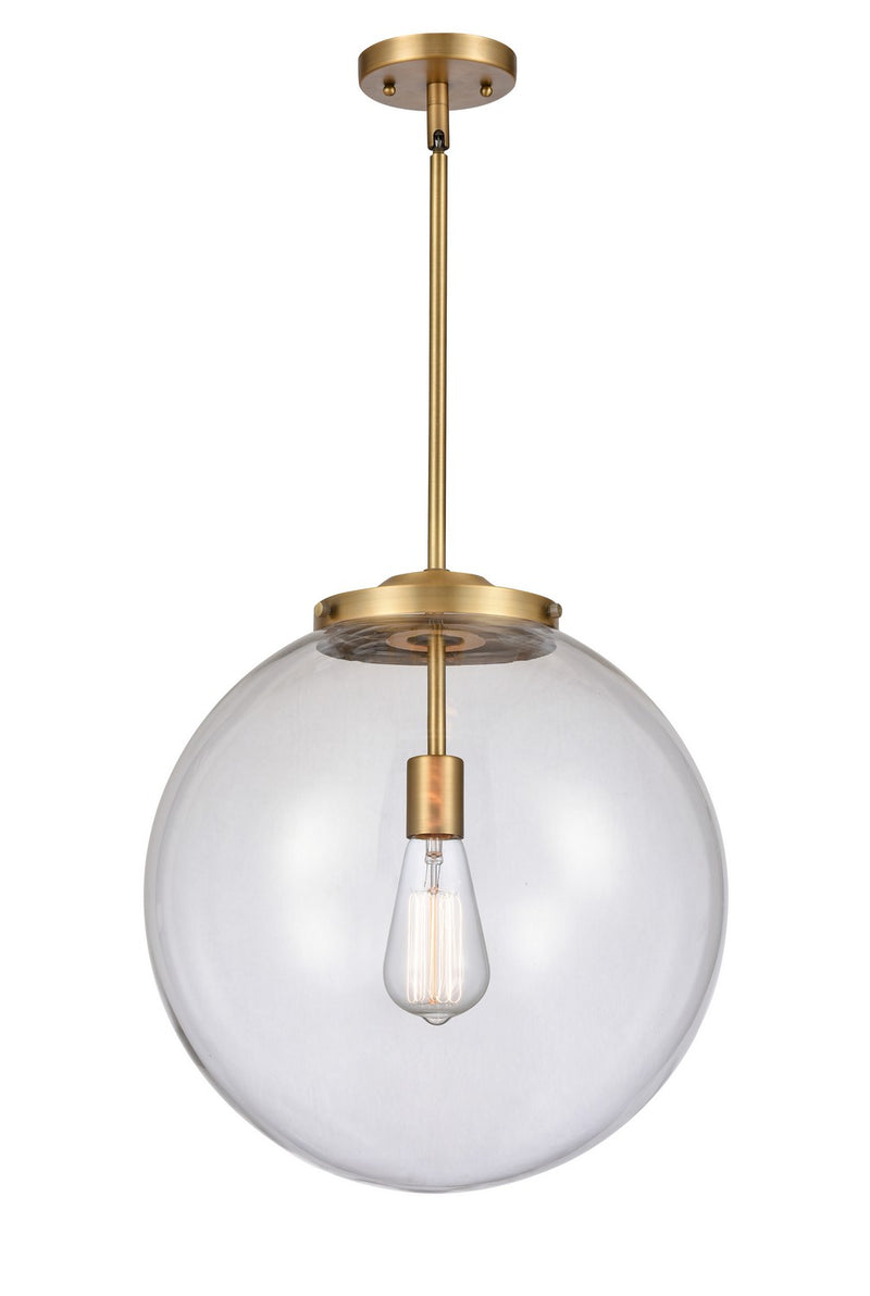 Innovations 221-1S-BB-G202-16-LED LED Pendant, Brushed Brass