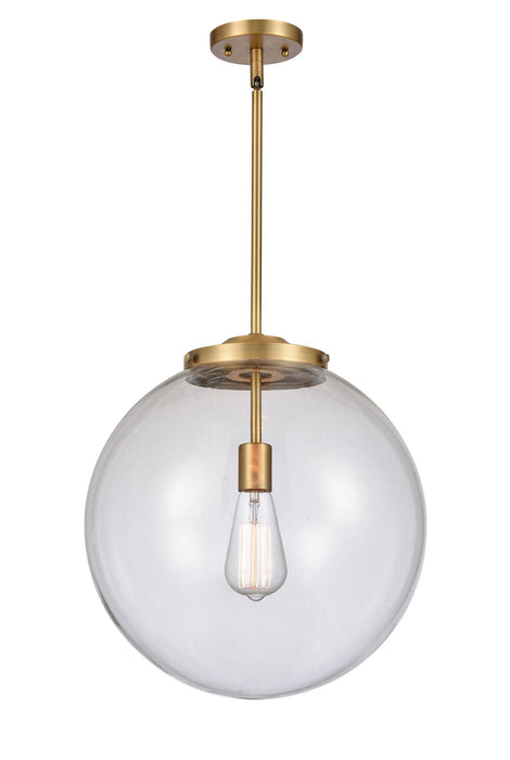Innovations 221-1S-BB-G202-16-LED LED Pendant, Brushed Brass