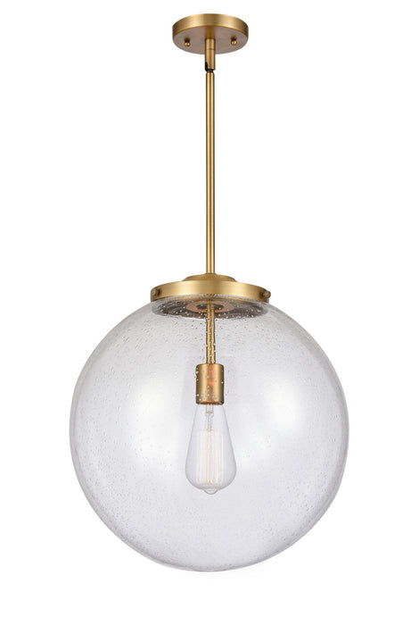 Innovations 221-1S-BB-G204-16 One Light Pendant, Brushed Brass