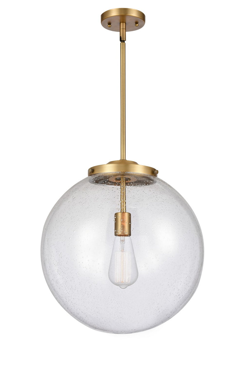 Innovations 221-1S-BB-G204-16-LED LED Pendant, Brushed Brass
