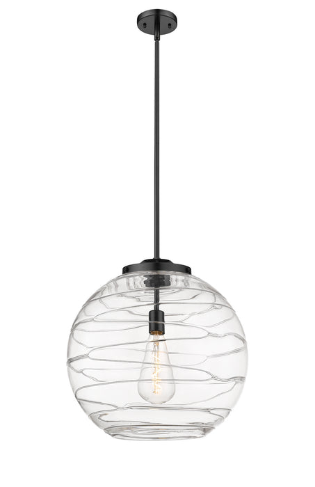 Innovations 221-1S-BK-G1213-18 One Light Pendant, Matte Black