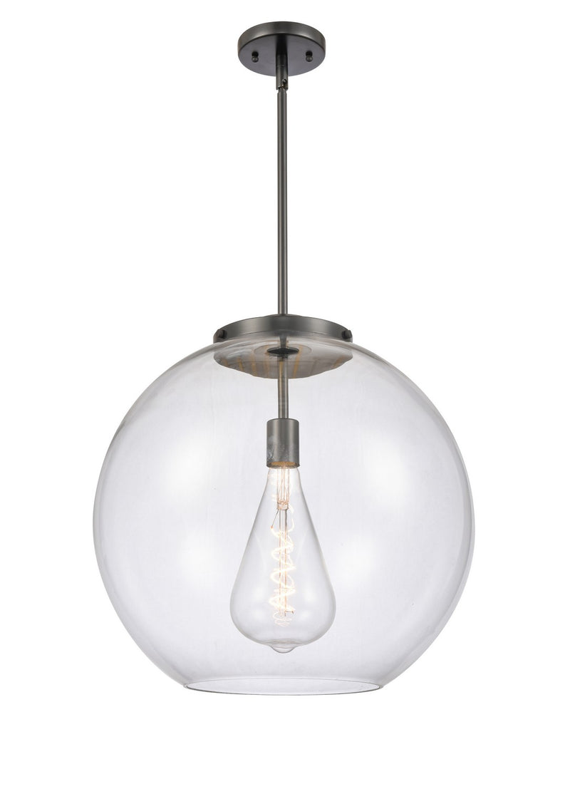 Innovations 221-1S-BK-G122-18-LED LED Pendant, Matte Black