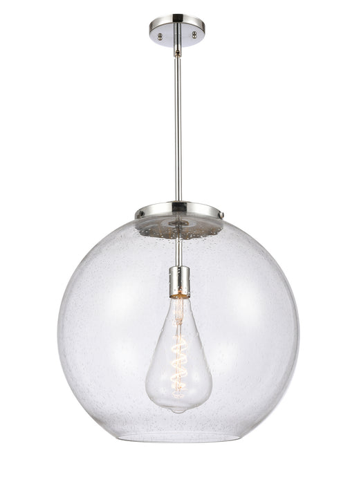 Innovations 221-1S-PC-G124-18 One Light Pendant, Polished Chrome