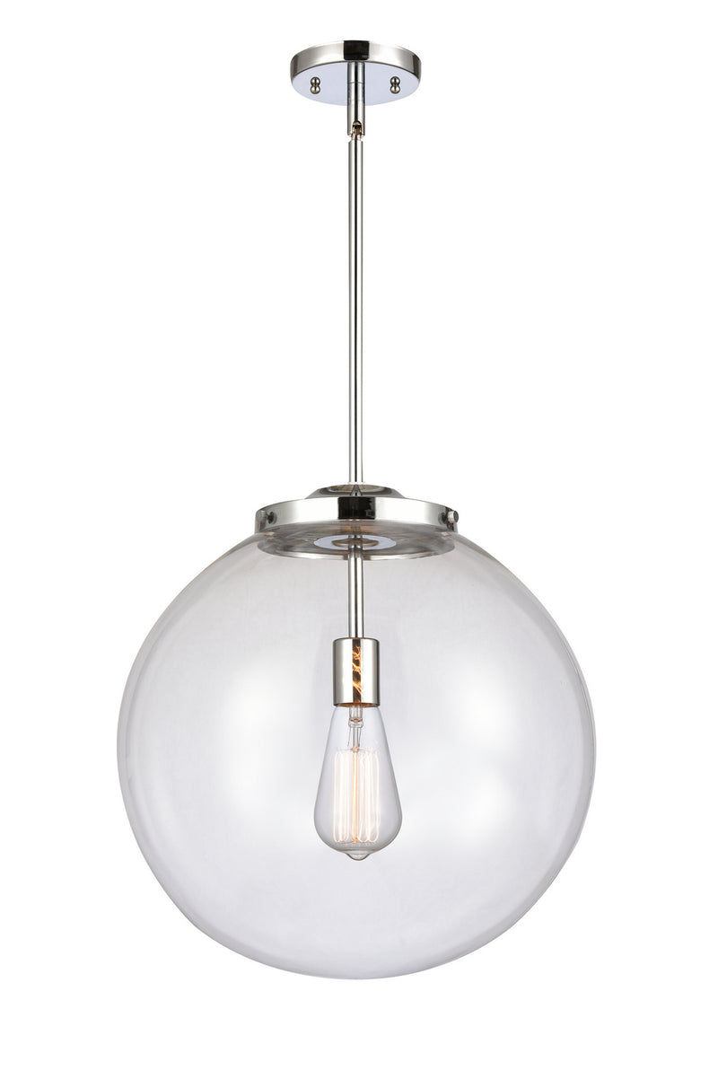 Innovations 221-1S-PC-G202-16 One Light Pendant, Polished Chrome
