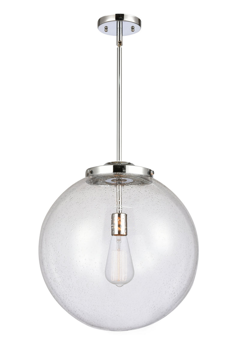 Innovations 221-1S-PC-G204-16 One Light Pendant, Polished Chrome