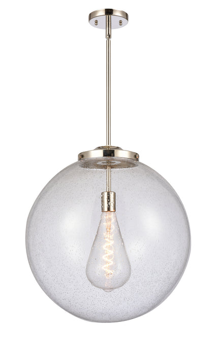 Innovations 221-1S-PN-G204-18 One Light Pendant, Polished Nickel