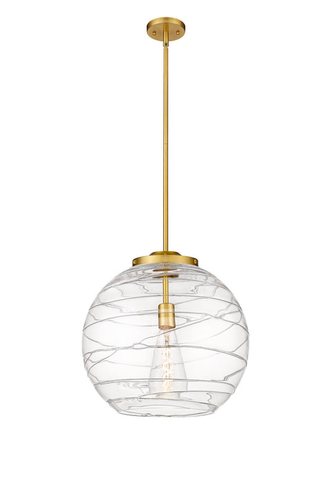 Innovations 221-1S-SG-G1213-16 One Light Pendant, Satin Gold