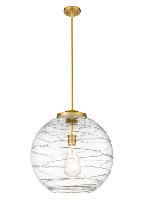 Innovations 221-1S-SG-G1213-18 One Light Pendant, Satin Gold