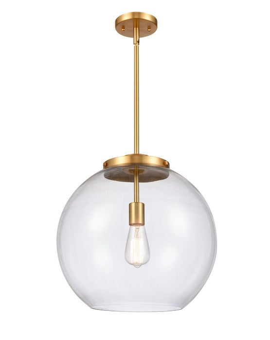Innovations 221-1S-SG-G122-16 One Light Pendant, Satin Gold