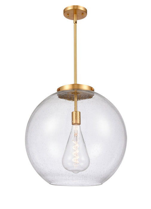 Innovations 221-1S-SG-G124-18 One Light Pendant, Satin Gold