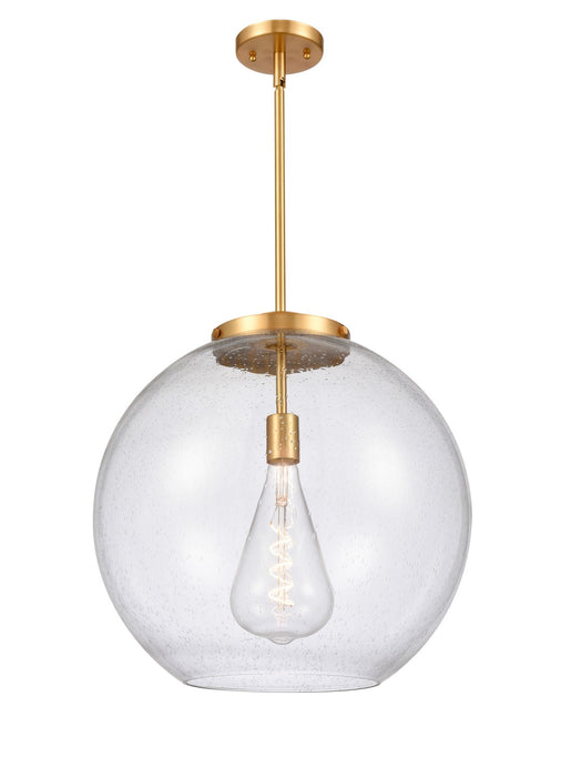 Innovations 221-1S-SG-G124-18-LED LED Pendant, Satin Gold