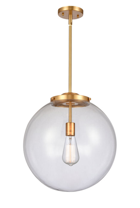 Innovations 221-1S-SG-G202-16 One Light Pendant, Satin Gold