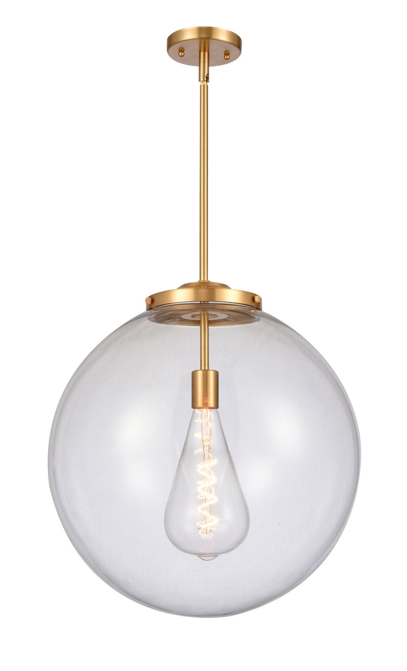 Innovations 221-1S-SG-G202-18 One Light Pendant, Satin Gold
