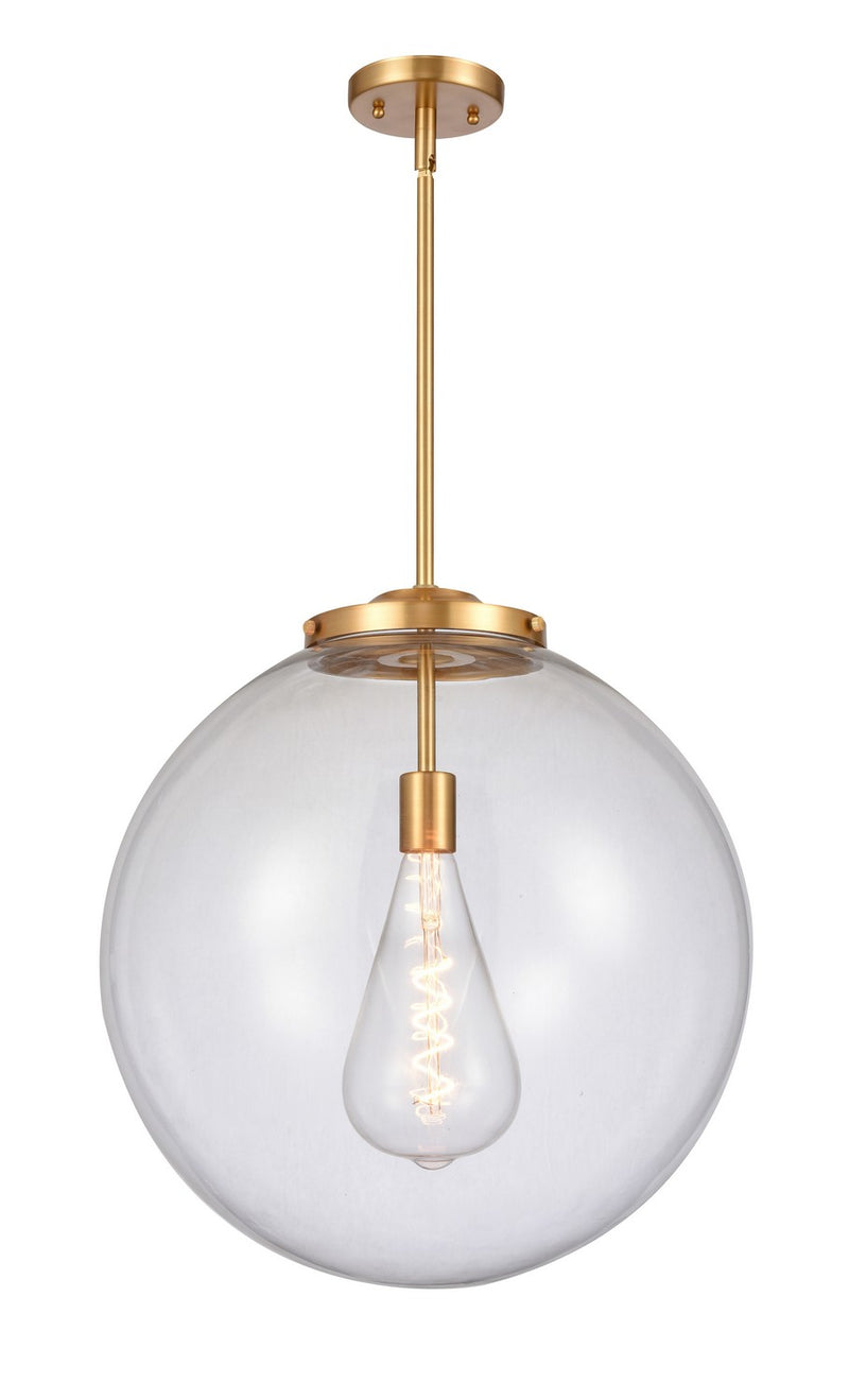 Innovations 221-1S-SG-G202-18-LED LED Pendant, Satin Gold