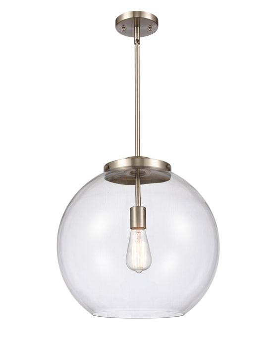 Innovations 221-1S-SN-G122-16 One Light Pendant, Brushed Satin Nickel