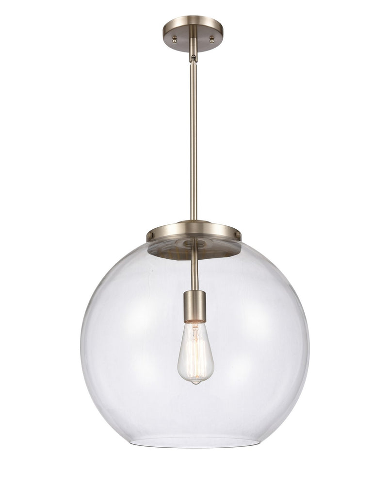 Innovations 221-1S-SN-G122-16-LED LED Pendant, Brushed Satin Nickel