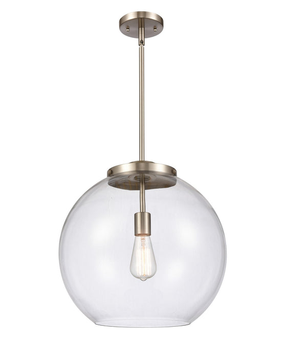 Innovations 221-1S-SN-G122-16-LED LED Pendant, Brushed Satin Nickel