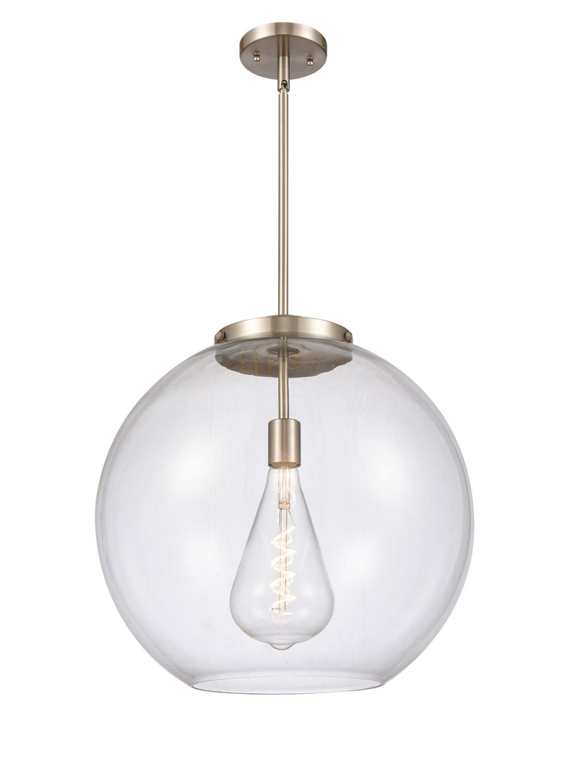 Innovations 221-1S-SN-G122-18 One Light Pendant, Brushed Satin Nickel