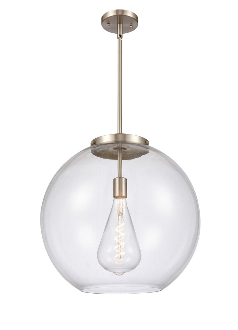 Innovations 221-1S-SN-G122-18-LED LED Pendant, Brushed Satin Nickel