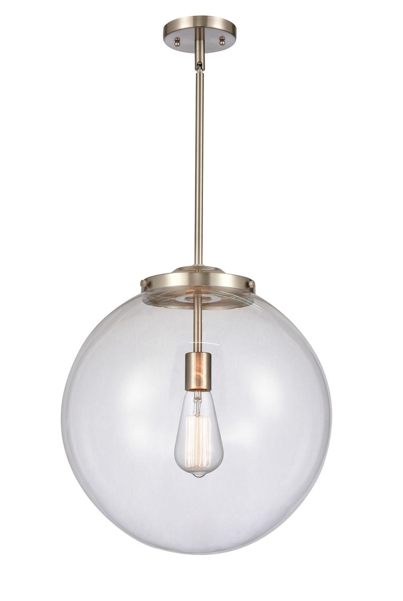 Innovations 221-1S-SN-G202-16-LED LED Pendant, Brushed Satin Nickel