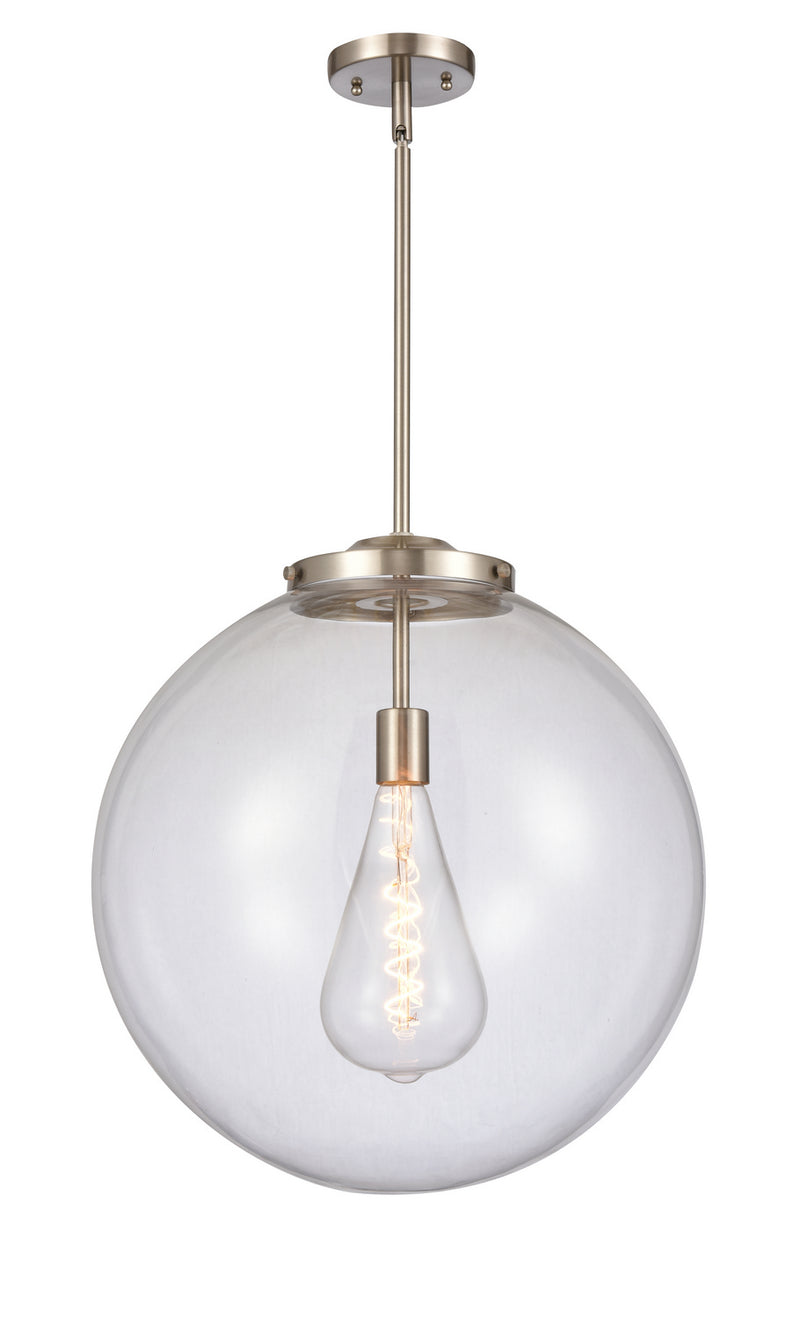 Innovations 221-1S-SN-G202-18 One Light Pendant, Brushed Satin Nickel
