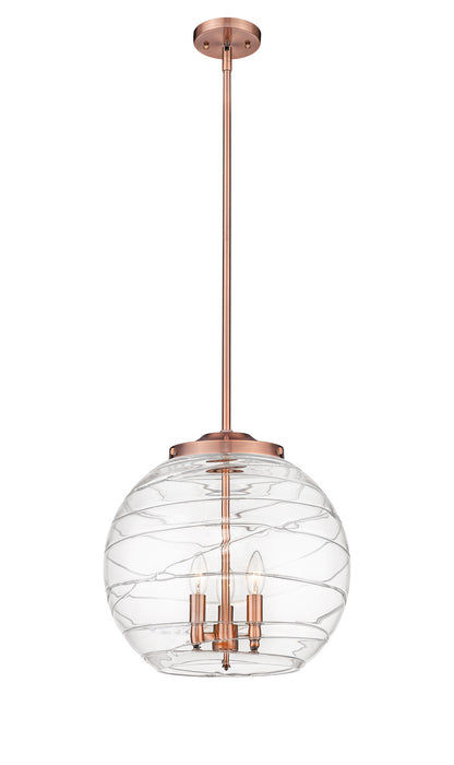 Innovations 221-3S-AC-G1213-16 Three Light Pendant, Antique Copper