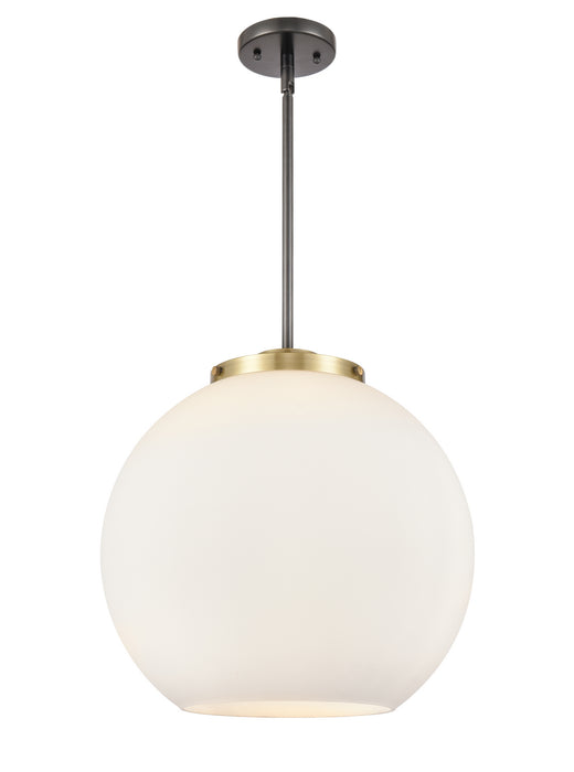 Innovations 221-3S-BAB-G121-16 Three Light Pendant, Black Antique Brass
