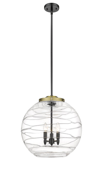 Innovations 221-3S-BAB-G1213-18 Three Light Pendant, Black Antique Brass