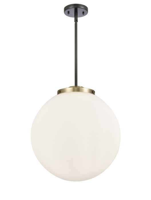 Innovations 221-3S-BAB-G201-16 Three Light Pendant, Black Antique Brass