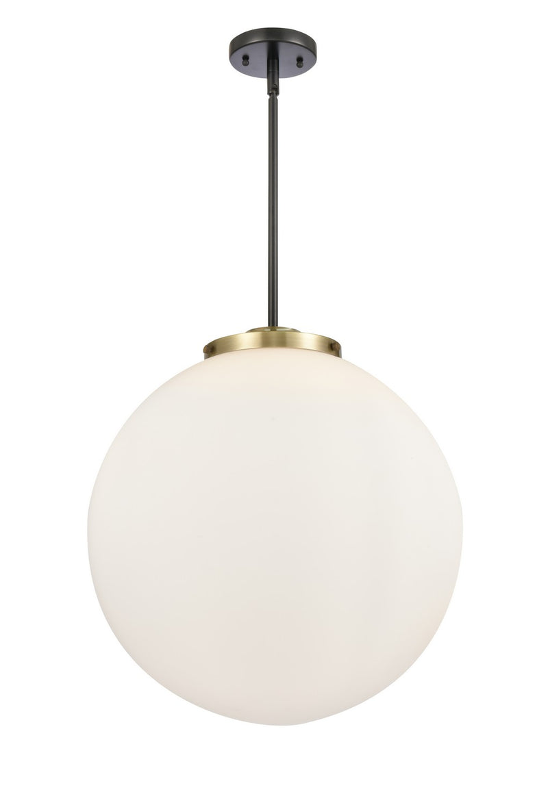 Innovations 221-3S-BAB-G201-18-LED LED Pendant, Black Antique Brass