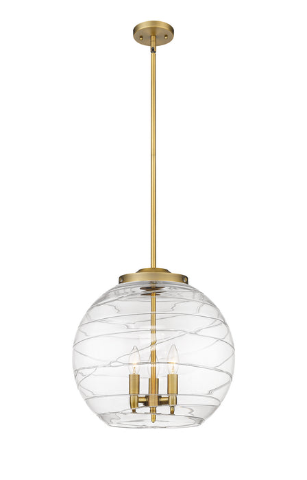 Innovations 221-3S-BB-G1213-16 Three Light Pendant, Brushed Brass