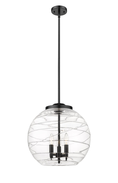 Innovations 221-3S-BK-G1213-16 Three Light Pendant, Matte Black