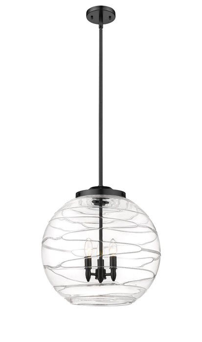 Innovations 221-3S-BK-G1213-18 Three Light Pendant, Matte Black