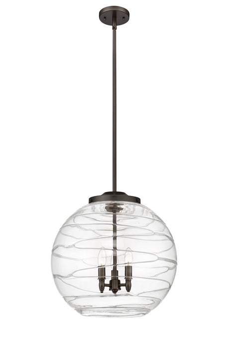 Innovations 221-3S-OB-G1213-18 Three Light Pendant, Oil Rubbed Bronze
