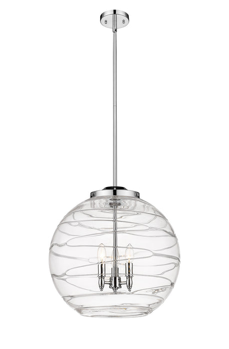 Innovations 221-3S-PC-G1213-18 Three Light Pendant, Polished Chrome