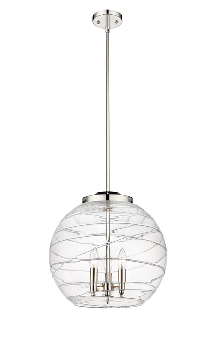Innovations 221-3S-PN-G1213-16 Three Light Pendant, Polished Nickel