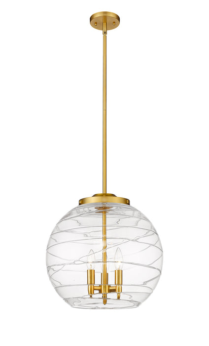 Innovations 221-3S-SG-G1213-16 Three Light Pendant, Satin Gold