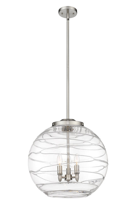Innovations 221-3S-SN-G1213-18 Three Light Pendant, Brushed Satin Nickel