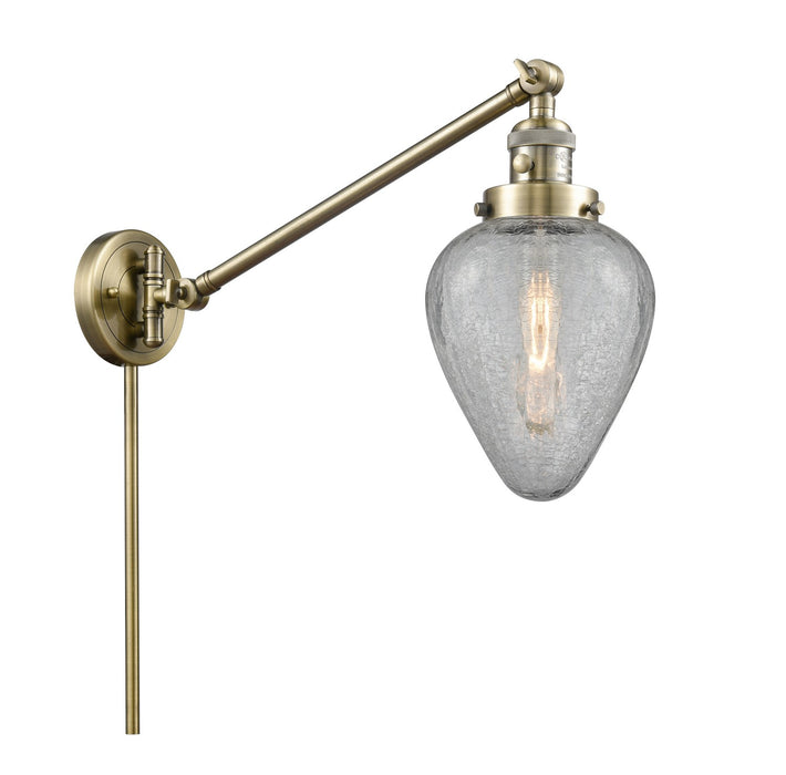 Innovations 237-AB-G165-LED LED Swing Arm Lamp, Antique Brass