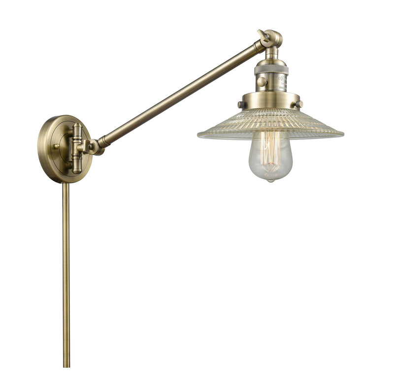 Innovations 237-AB-G2 One Light Swing Arm Lamp, Antique Brass