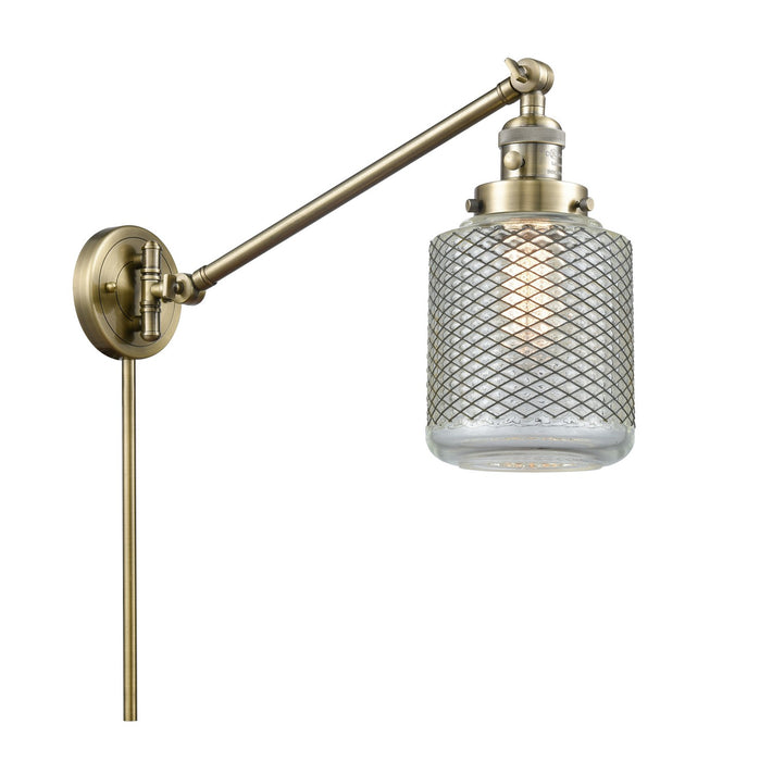 Innovations 237-AB-G262-LED LED Swing Arm Lamp, Antique Brass