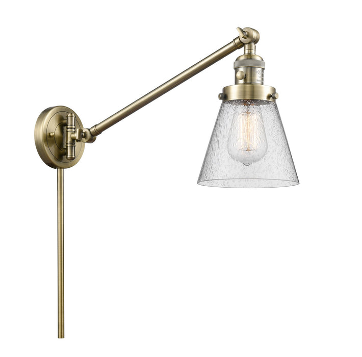 Innovations 237-AB-G64-LED LED Swing Arm Lamp, Antique Brass