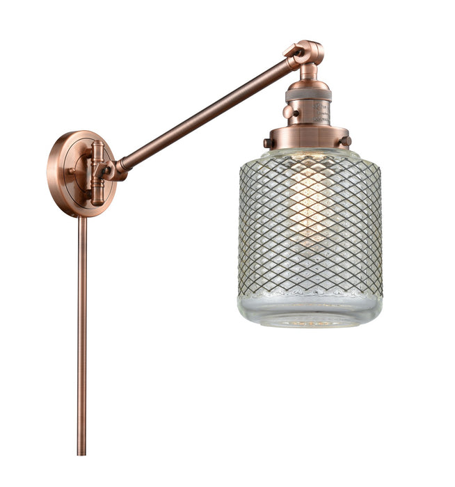 Innovations 237-AC-G262-LED LED Swing Arm Lamp, Antique Copper